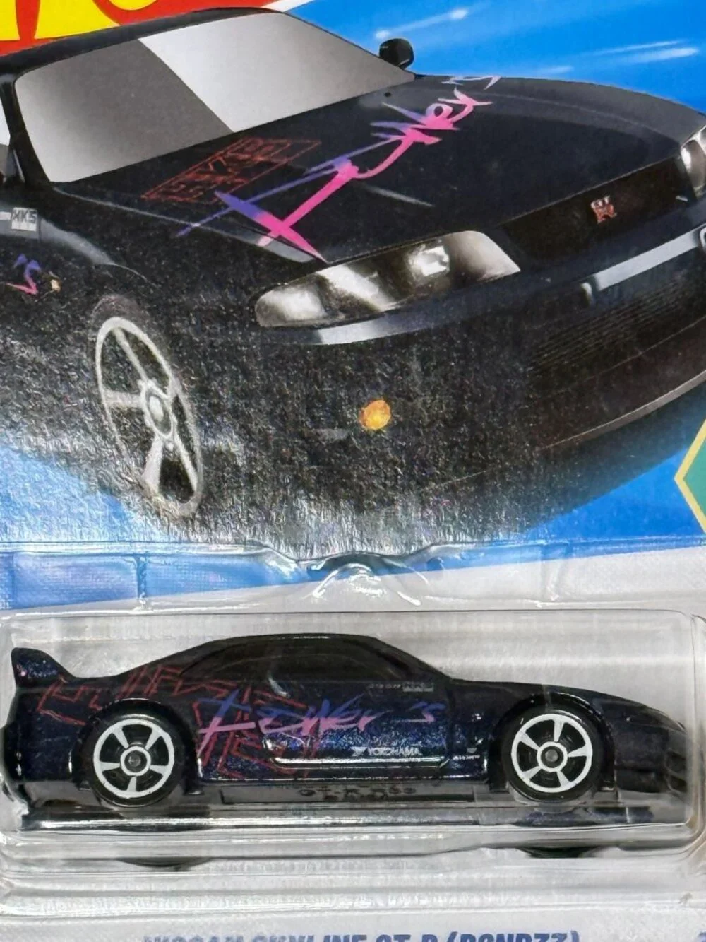 Hot Wheels Nissan Skyline GT-R R33 2025 70s vs 90s JDM Blue Diecast